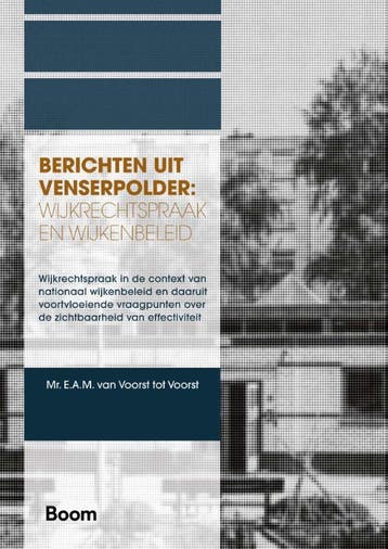 Berichten Uit Venserpolder: Wijkrechtspraak En Wijkenbeleid, Boeken, Ophalen of Verzenden, Nieuw, Esther Voorst