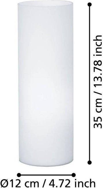 EGLO Geo Tafellamp - E27 - 35 cm - Wit Tweede kans -, Verzenden, Nieuw