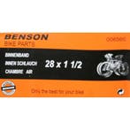 Benson Binnenband - Rubber - 28 x 1 1/2 - Dunlop Ventiel..., Ophalen of Verzenden, Nieuw, Band