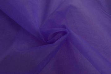 Organza stof - Paars - Per 15 of 50 meter, Overige materialen, 120 cm of meer, Paars, Ophalen of Verzenden