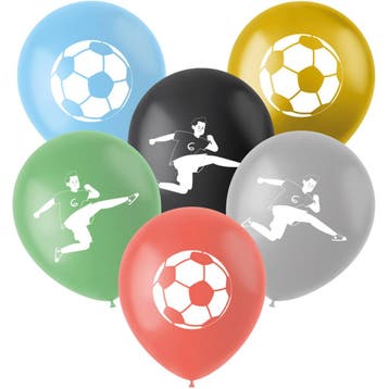 Fantastic Voetbal Latexballonnen (6st), Ophalen of Verzenden, Nieuw