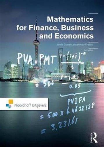 Mathematics for Finance Business and Economics 9781138137653, Boeken, Verzenden, Zo goed als nieuw