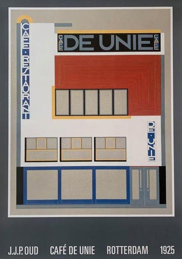J. J. P. Oud (After) - Cafe De Unie, Rottendam 1925 -