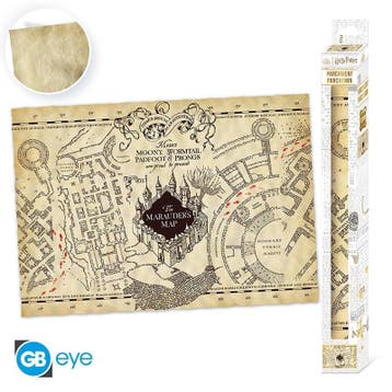 Harry Potter Marauders Map Perkament Poster 66 x 46 cm, Ophalen of Verzenden, Nieuw