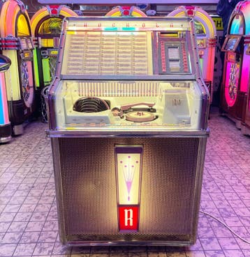Rock-Ola Princess Model 1493 Jukebox (1962) – Gerestaureerd, Verzamelen, Merken en Reclamevoorwerpen, Ophalen, Gebruikt