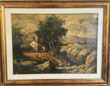 Gino Grignani (1921-) - Paesaggio - NO RESERVE
