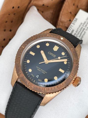 Oris - Divers Sixty Five Automatic Bronze - 01 733 7771, Nieuw