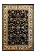 Perzisch Tapijt | Marrakesh | Floraal | Zwart | 200x290 cm, Verzenden, Nieuw