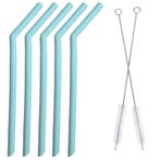 Fako Bijoux - Siliconen Rietjes Set - 5 Herbruikbare Rietjes, Verzenden, Nieuw