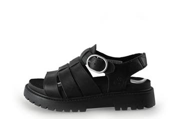 Timberland Sandalen in maat 36 Zwart, Verzenden, Zwart, Sandalen of Muiltjes, Zo goed als nieuw