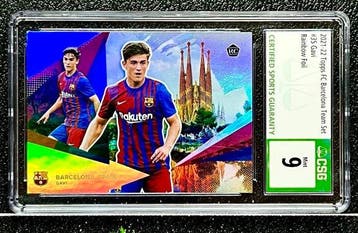 2021/22 Topps FC Barcelona Team Set Gavi 35 Rookie-kaart,, Nieuw