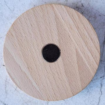 HOCHO Beukenhouten Koelkastmagneet ø60 mm – Stijlvol en P, Ophalen of Verzenden, Nieuw