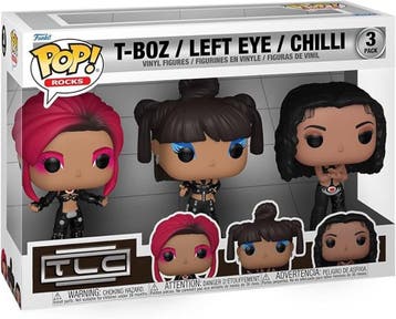 Funko Pop! - TLC (T-Boz, Left Eye, Chilli) 3 pack Scrubs #3, Verzamelen, Poppetjes en Figuurtjes, Verzenden, Nieuw