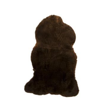 schapenvacht ijsland geschoren natuur zwart 110cm, Verzenden, Nieuw