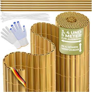 Balkonscherm - Balkondoek - Privacydoek - Zichtbreeknet - Zi, Verzenden, Zo goed als nieuw