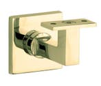 Leuninghouder Bauhaus M10 vlak messing gelakt, Verzenden, Nieuw