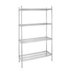 Vogue voorrraadrek met 4 schappen 91,5x45,7cm, Verzenden, Nieuw in verpakking