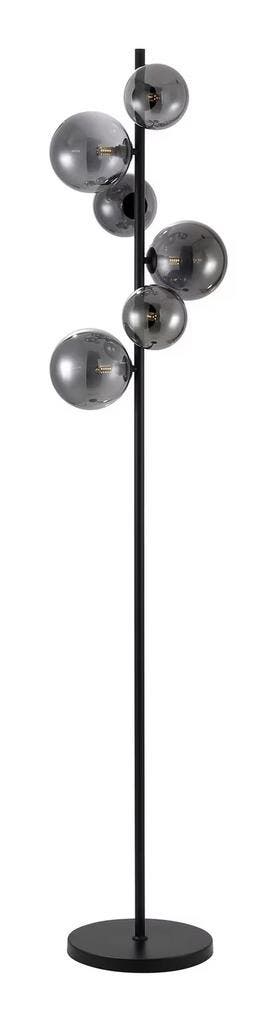 Vloerlamp 6-lamps, Glas, kleur Smoke (internet retour), Ophalen of Verzenden, Nieuw