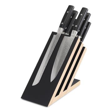 Yaxell Zen Messenset – 7-delig – Magnetisch Beukenhouten, Ophalen of Verzenden, Nieuw, Hout