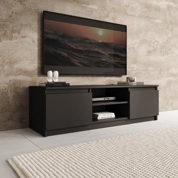Tv-meubel 120cm zwart |  | nieuw | bezorging gratis, Overige materialen, 100 tot 150 cm, Verzenden, Nieuw