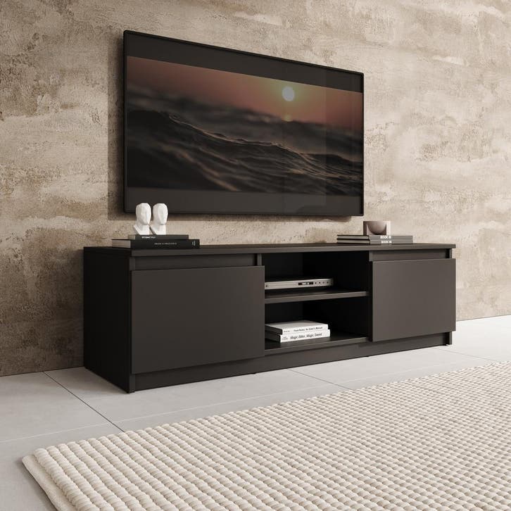 Tv-meubel 120cm zwart |  | nieuw | bezorging gratis, Huis en Inrichting, Kasten | Televisiemeubels, 25 tot 50 cm, Nieuw, Overige materialen