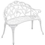 Tuinbank Monfalcone 2-persoonsbank 99x54x78 cm wit casa.pro, Verzenden, Nieuw