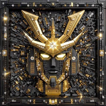 Artxlife - Daitarn 3 Gold & Swarovsky Reflections, Nieuw