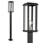 Buitenlamp Capital L sokkellamp zwart Tuinverlichting, Verzenden, Nieuw