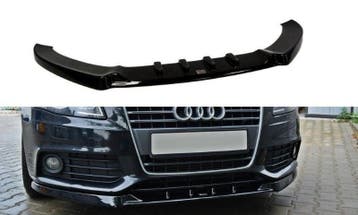 Voorspoiler Audi A4 B8 V.1 Glanzend Zwart, Ophalen of Verzenden, Nieuw