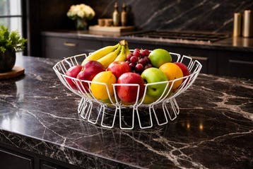 Fruitmand - Smeedijzer - mid-century wire basket