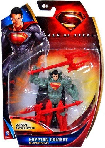 Superman Man of Steel Krypton Combat Action Figure, Ophalen of Verzenden, Nieuw