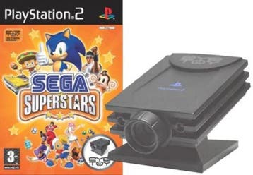 SEGA SuperStars + Eye Toy (PlayStation 2), Verzenden, Gebruikt