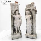 Cucchi Made in Italy - Fles (2) - Altorilievo Il Guerriero, Antiek en Kunst
