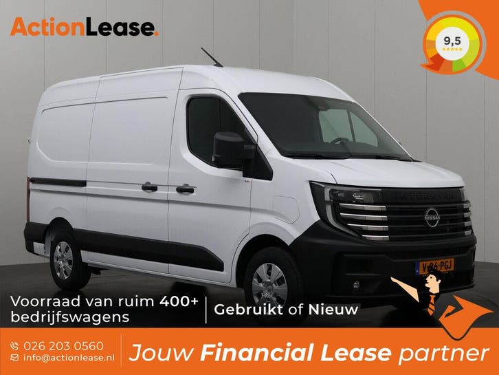 Nissan Interstar Bestelbus L2 H2 2026 Elektrisch Automaat, Auto's, Nissan, Dealer onderhouden, Te koop, Zwart, Automaat, Financial lease