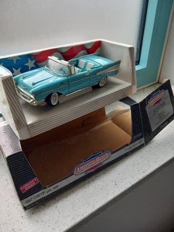 AmericanMuscle 1:18 - Model coupé - 1957 Chevy Bel Air, Nieuw