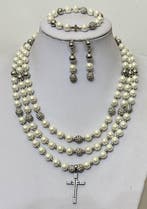 Themacollectie - Exclusief sieradenset van Witte Parelmoer.