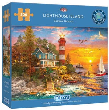 Lighthouse Island Puzzel (500 stukjes) | Gibsons - Puzzels, Verzenden, Nieuw