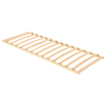 vidaXL Lattenbodem Bruin 70 x 190 cm Massief beukenhout, Verzenden, Nieuw, Bruin, Hout