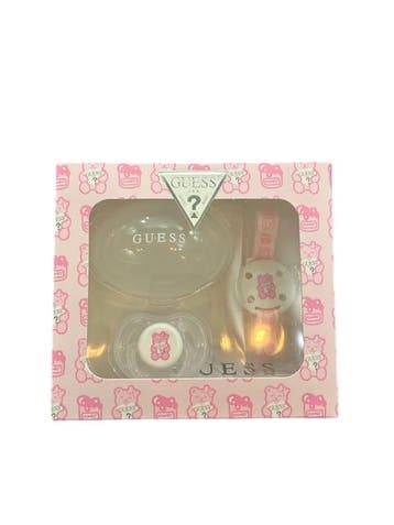 Guess new born baby speen set - T/U / Wit, Ophalen of Verzenden, Nieuw