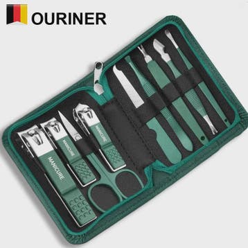 Professionele Manicure & Pedicure Set (9 Delig) - Roestvrij, Verzenden, Nieuw