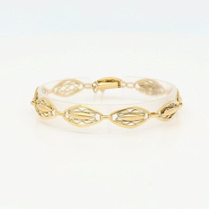 Armband - 18 karaat Geel goud, Sieraden, Tassen en Uiterlijk, Armbanden