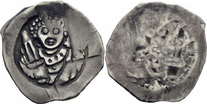 Dickpfennig ca 1240-1260 Regensburg Otto Ii Pfennig um 12..., Postzegels en Munten, Munten | Europa | Niet-Euromunten, Verzenden