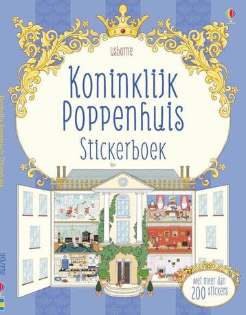 Grote mode stickerboek Koninklijk poppenhuis - Usborne, Verzenden, Zo goed als nieuw, Usborne