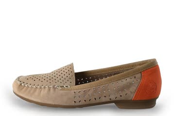 Rieker Ballerinas in maat 39 Beige, Verzenden, Beige, Ballerina's, Gedragen