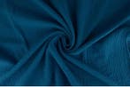 10 meter mousseline stof - Petrol - Double gauze, Overige kleuren, 120 cm of meer, Ophalen of Verzenden, Katoen