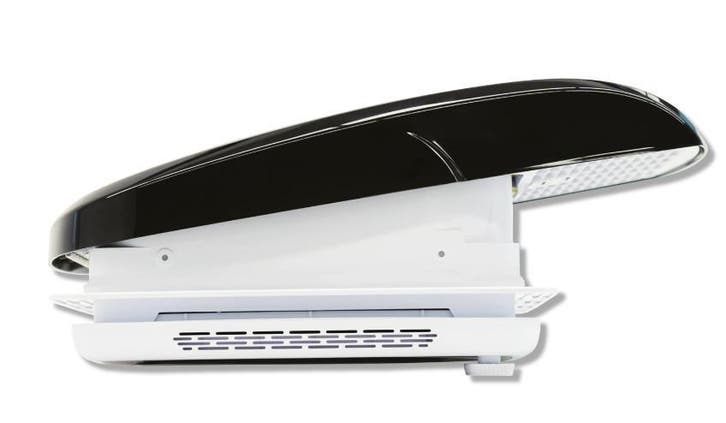 Dakventilator Vechline Luxuoso +Plisse+Led en Hor ACTIE!, Caravans en Kamperen, Kampeeraccessoires, Nieuw, Ophalen of Verzenden