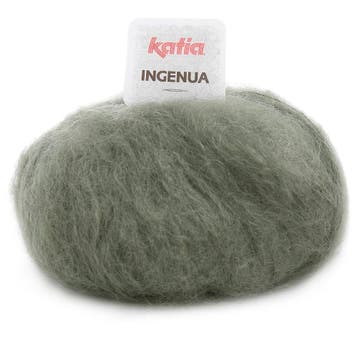 Katia Ingenua - 68 olijfgroen - Mohair Garen, Ophalen of Verzenden, Nieuw