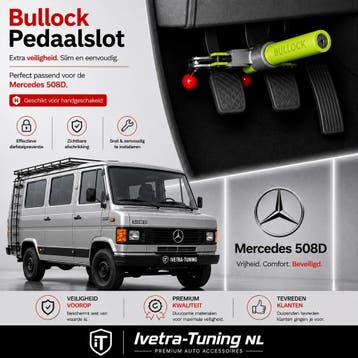 Pedaalslot Mercedes 508D | Beveiliging Mercedes 508D, Auto diversen, Anti-diefstal, Verzenden, Nieuw