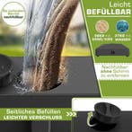 Parasolvoet - Verrijdbaar - Vulbaar - Met wieltjes - Zwart -, Tuin en Terras, Verzenden, Zo goed als nieuw