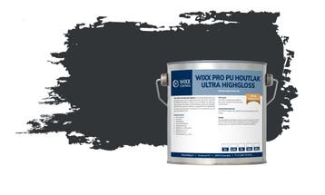 Wixx PRO PU Houtlak Ultra HighGloss RAL 7021 | Zwartgrijs, Verzenden, Zwart, Nieuw, Lak